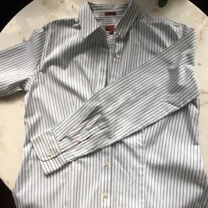 Talbots Striped Button Down Blouse